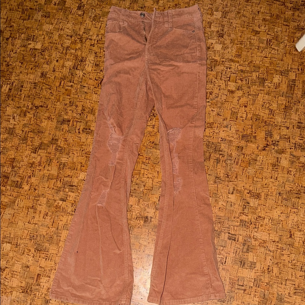 Forever 21 Brown Flare Jeans